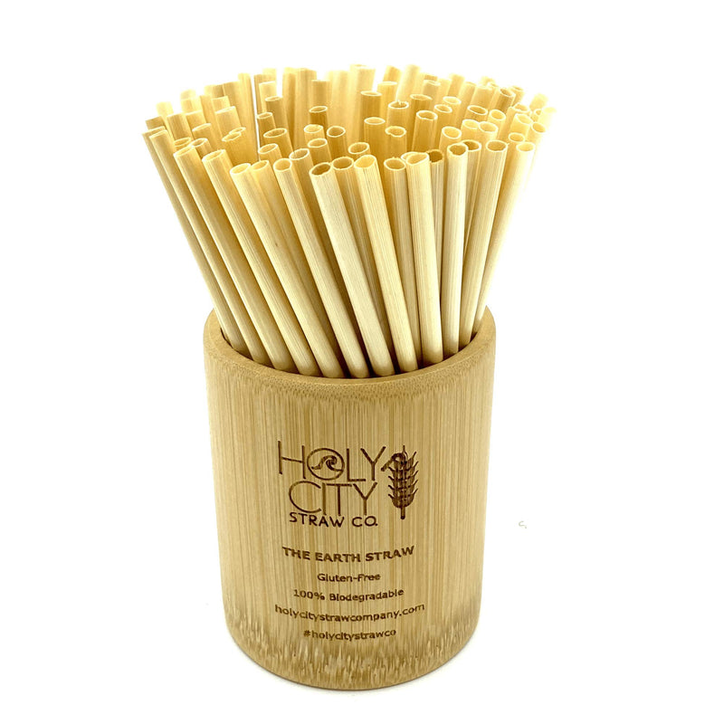 [Australia - AusPower] - Premium Cocktail Wheat Straws | Box of 100, 5.75 inch | 100% Biodegradable, 100% Bio-Based, Plastic Free, Never Soggy, Zero Manufacturing | More Eco-Friendly than Paper, Plastic & Bioplastic Straws 5.75 inch length, 4.5-6mm diameter 