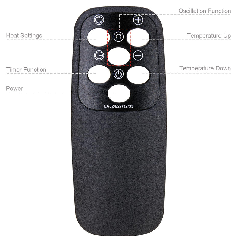 [Australia - AusPower] - Replacement Remote Control for Lasko 2033617A 2033617B 2033627 5790 5592 CT22410 CT22420 CT16670 CT22650 CT22722 CT22766 CT30754 CT30754C CT32950 CT32960 751320 5165 5160 Ceramic Tower Heater 