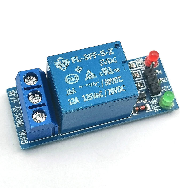[Australia - AusPower] - FainWan 5pcs DC 5V 1 Channel Relay Module Interface Board Shield Low Level Trigger for SCM Household Appliance Control 