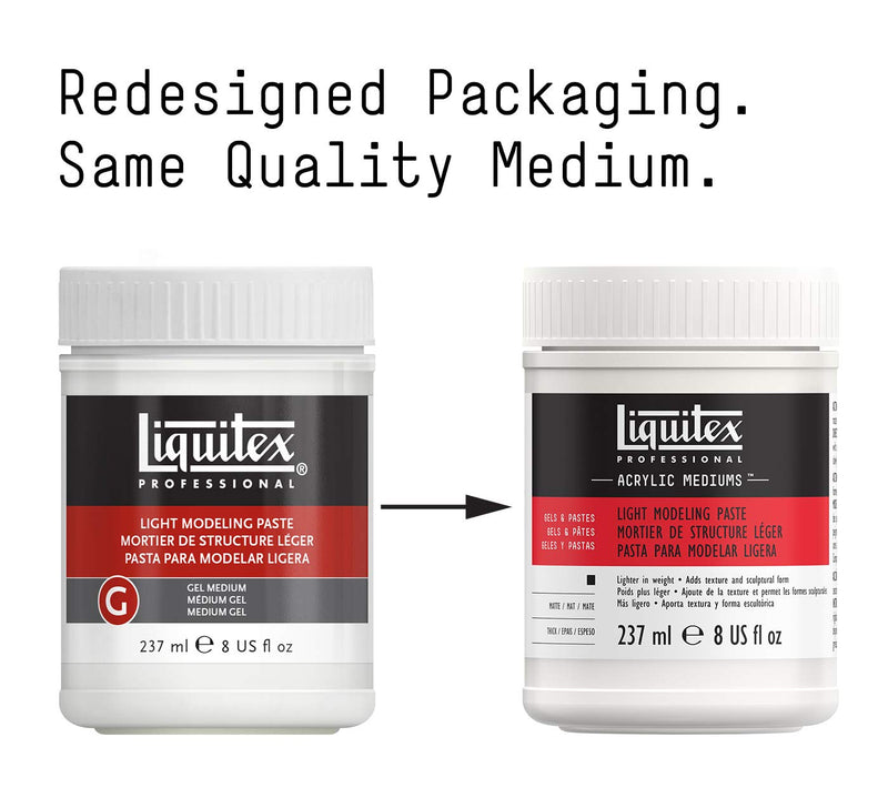 [Australia - AusPower] - Liquitex 6808 Professional Light Modeling Paste Medium, 8-oz 8 oz 