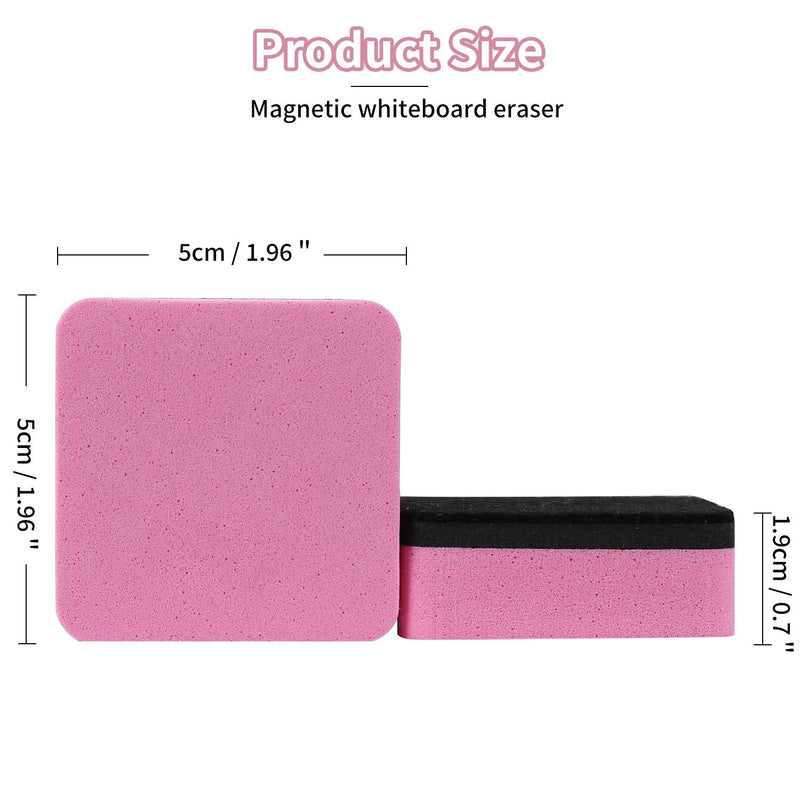 [Australia - AusPower] - Dry Erase Erasers, 48 Pack Magnetic Whiteboard Eraser Chalkboard Cleansers Wiper for Classroom Office and Home (48mixed) 48mixed 