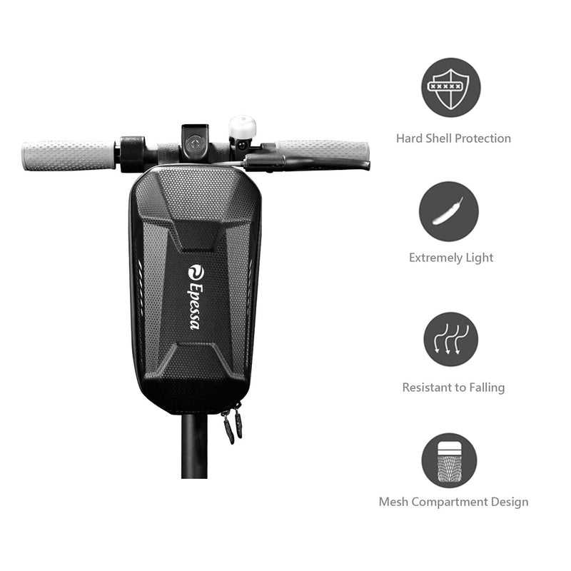 [Australia - AusPower] - Epessa Universal Scooter Bag, EVA Scooter Handlebar Bag, Waterproof Scooter Front Bag for Carrying Charger Tools Repair Tools/Large Capacity/Portable (2L) 