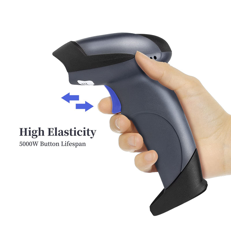 [Australia - AusPower] - NETUM 2D Barcode Scanner with Stand USB 2.0 Wired Barcode Imager Automatic Barcode Reader Handhold Scanner Gun with USB Cable for Laptops, Computers, Cashier, POS 