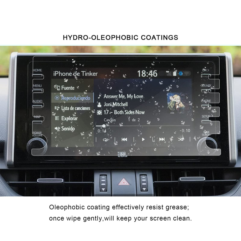 [Australia - AusPower] - (Packs of 2) R RUIYA Car Plastic PET Screen Protector for 2021 T oyota RAV4 Prime XSE 9 Inches Touchscreen GPS Navigation System Accessories Touch Screen Center Display HD Protective Film 