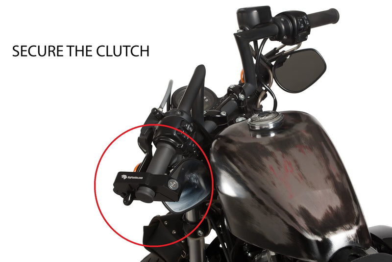 [Australia - AusPower] - BigPantha Upgraded Motorcycle Lock - A Grip/Throttle/Brake/Handlebar Lock to Secure a Bike, Scooter, Moped or ATV in Under 5 Seconds! (Black). Bonus - Custom Holster for Easy Storage & Carriage 