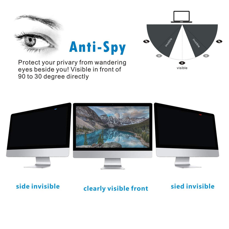 [Australia - AusPower] - Accgonon Computer Privacy Screen Filters,23-Inch Widescreen(16:9) Monitors Privacy Screen Protector,Anti-Glare Anti-Spy Anti-Blue Scratch and UV Protection,Easy Install 23-Inch Widescreen(16:9) 