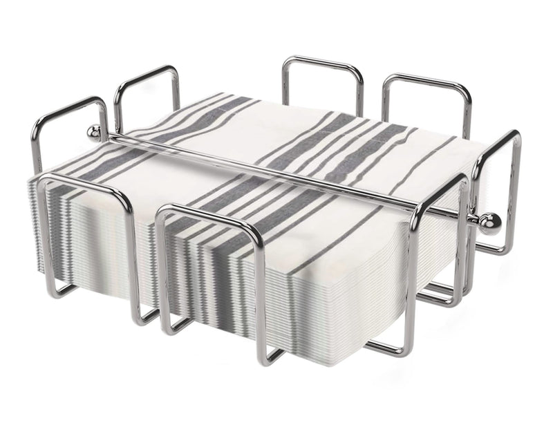 [Australia - AusPower] - LEVIMETREE Flat Napkin Holder - Stainless Steel Napkin Holders for Tables Modern Serviette Holder Tissue Dispenser Perfect for Outdoor Events - Dining Table Napkin Holder, Lazy Susans Napkin Holder 