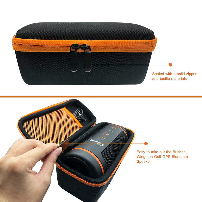 [Australia - AusPower] - Carrying Case for Bushnell Wingman Golf GPS Speaker, Travel Case Storage Organizer Pouch Protective Bag Box Fits for Golf GPS and USB Charging Cable (Box Only) 