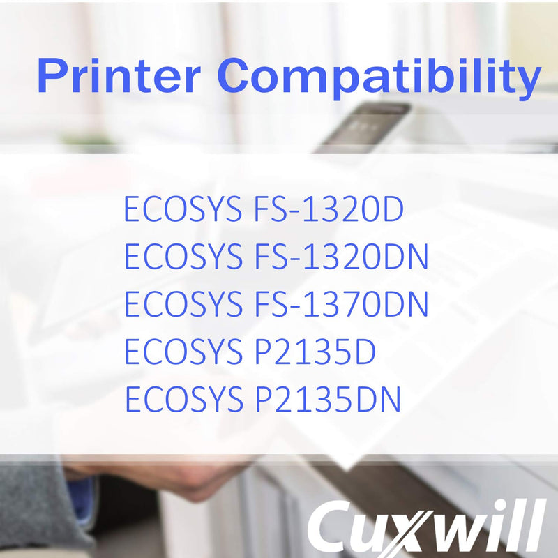 [Australia - AusPower] - Cuxwill Compatible Toner Cartridge Replacement for Kyocera TK-172 TK172 use with ECOSYS P2135dn P2135d FS-1320D FS-1370DN Printer (7,200 Pages, Black) 