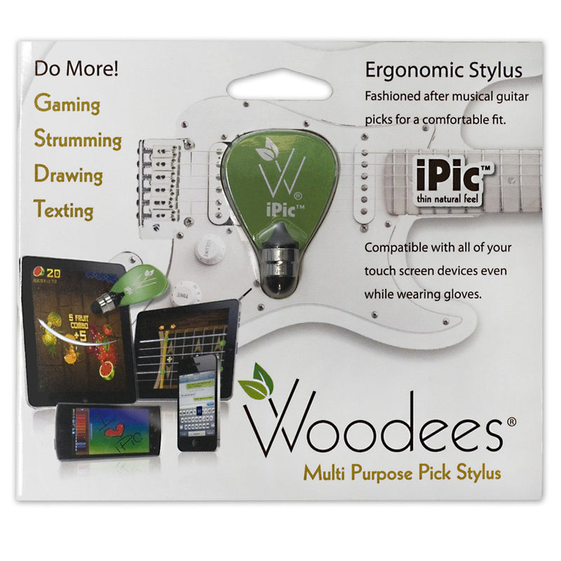 [Australia - AusPower] - Woodees WMIPLG iPic Multi Purpose Pick Stylus - Lime Lime green Standard Packaging 