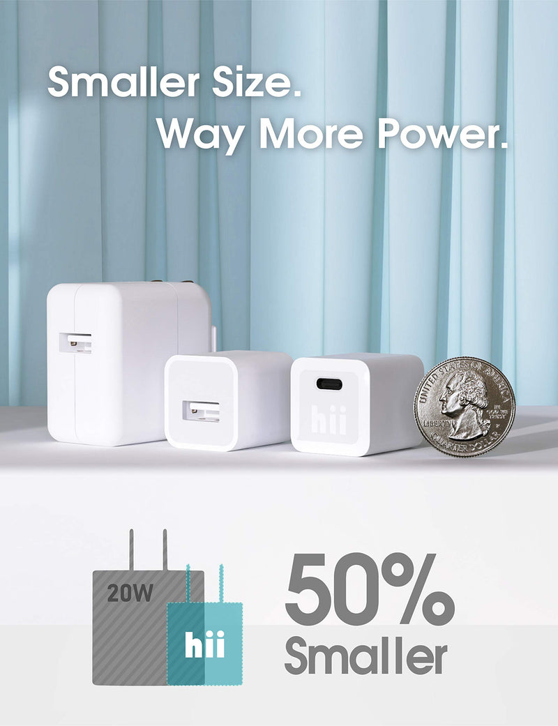 [Australia - AusPower] - iPhone Fast Charger, 20W USB C Fast Power Adapter with 4ft MFi Certified USB C to Lightning Cable, PD 3.0 Wall Charger Block for iPhone 12/12 Mini/ 12 Pro/ 12 Pro Max, Galaxy, iPad, AirPods, and More 