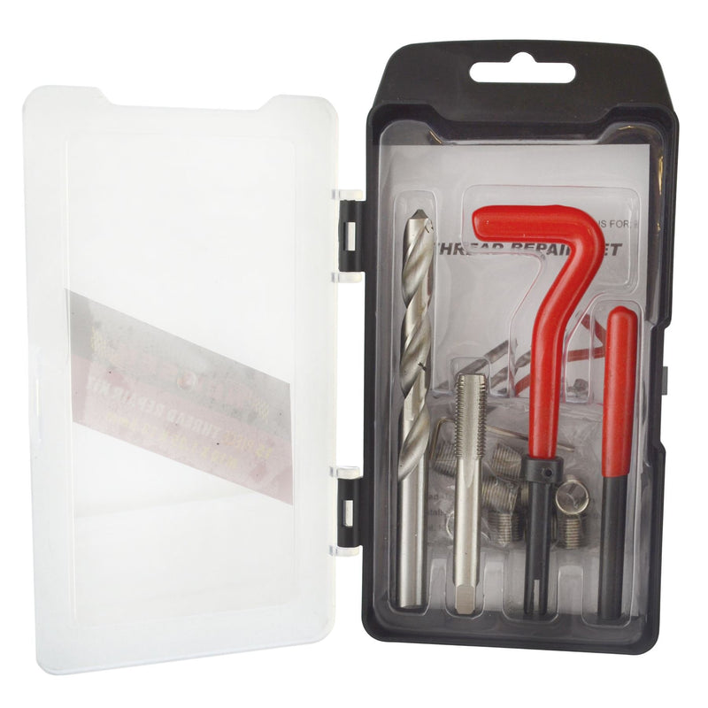 [Australia - AusPower] - AB Tools M10 x 1.25mm Thread Repair kit/helicoil 9pc Set Damaged Thread AN019 