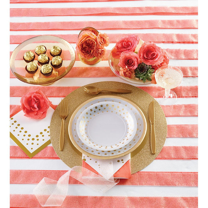 [Australia - AusPower] - Creative Converting Sparkle and Shine Gold Paper Lunch Luncheon Napkins, 6.5" x 6.5" 