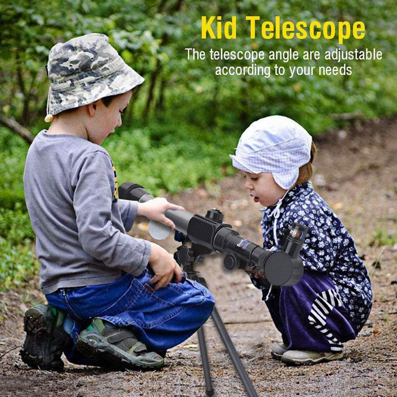 [Australia - AusPower] - Demeras Telescope Astronomical Refractor Telescope Kids Beginner Astronomical Telescope with Adjustable Tripod Mount Finder Scope 