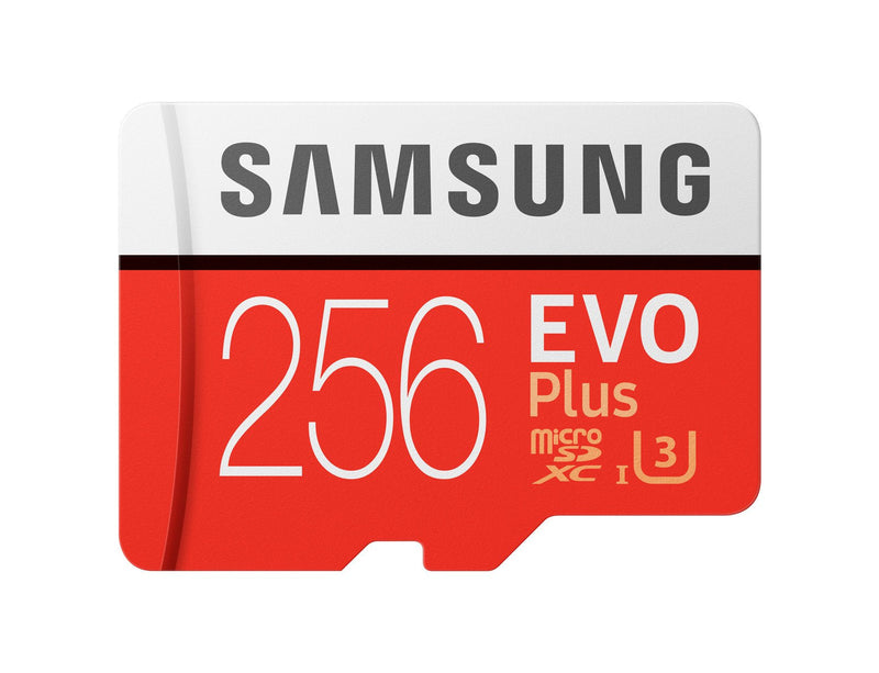 [Australia - AusPower] - Samsung 256GB EVO Plus Class 10 UHS-I microSDXC U3 with Adapter (MB-MC256GA) 256 GB 