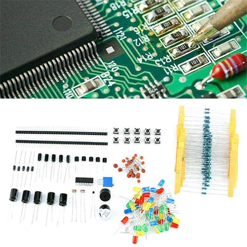 [Australia - AusPower] - Molence DIY Electronics Components Kit Assortment, Resistors 1818PCS, LED, Triode, Capacitors, Diodes, PCB, Potentiometer, Variable Resistance, Stabilivolt for Arduino UNO MEGA2560 Raspberry Pi MCU 