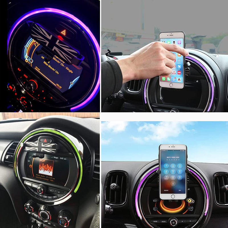 [Australia - AusPower] - Mobile Phone Holder for Mini Cooper S Jcw One F54 F55 F56 F57 F60, Special Navigation Mobile Phone Mount for Central Control Screen 