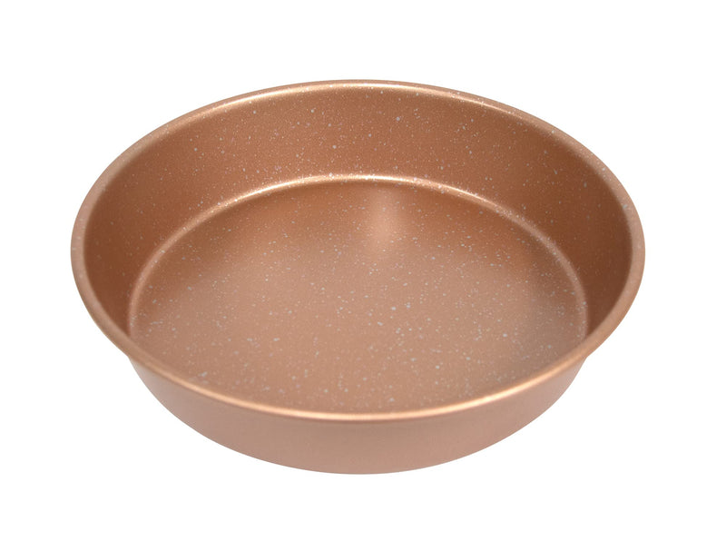 [Australia - AusPower] - casaWare Ceramic Coated NonStick 9-Inch Round Pan, Rose Gold 