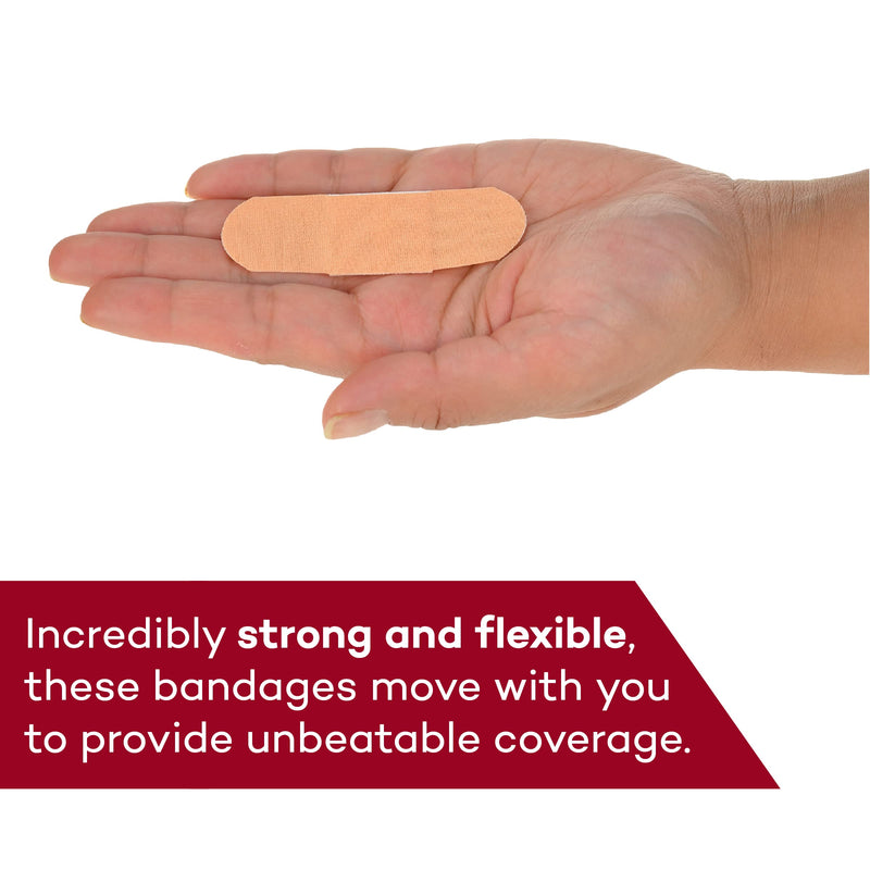 [Australia - AusPower] - Dealmed Sterile Flexible Fabric Adhesive Bandages – 1x3 Inch – 100/Box - 3 Boxes - Breathable First Aid Strip Pack - Soft Stretch Wound Patch For Medical, Emergency Kits & Clinic 