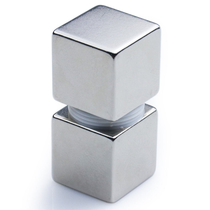 [Australia - AusPower] - DIYMAG 1" Cube Neodymium Magnets, One Inch Cube Rare Earth Magnet - Grade N52, Pack of 2 Square 25*25*25mm-2P 