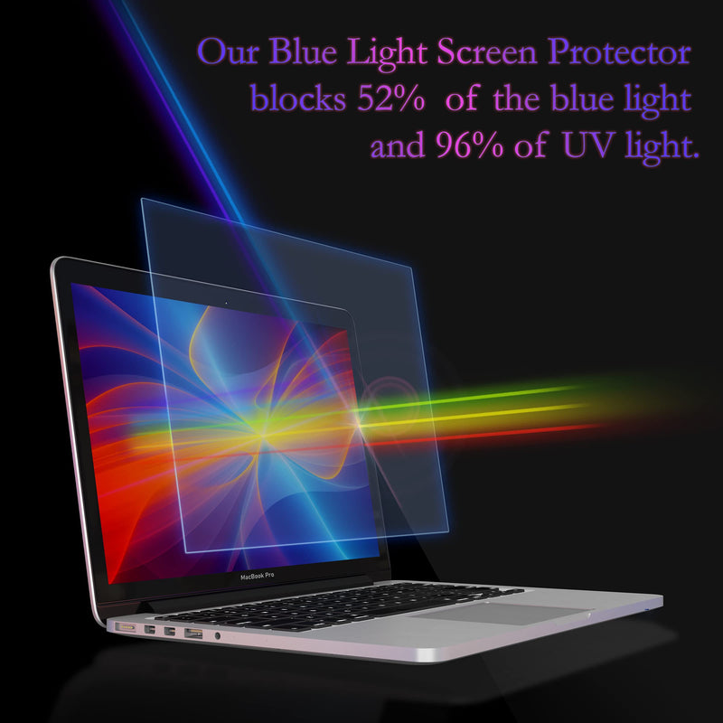 [Australia - AusPower] - Anti Blue Light Screen Protector (2 Pack) Compatible with MacBook Pro 13 (Released in 2016-2021). Filter Out Blue Light and Relieve Computer Eye Strain to Help You Sleep Better 
