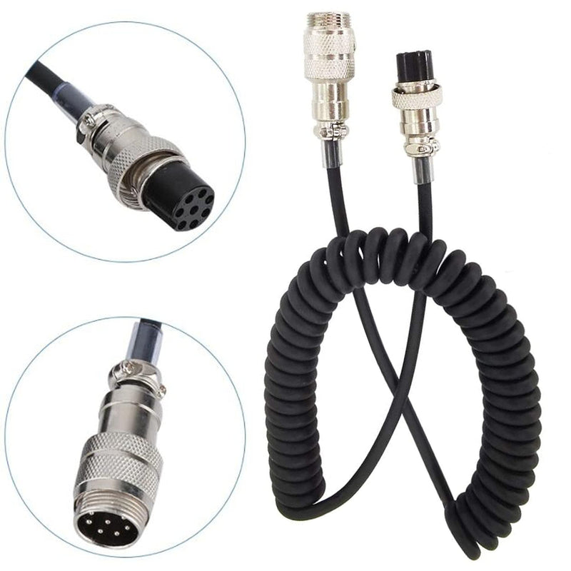 [Australia - AusPower] - Dreamworth Microphone 8 Pin Mic Extension Cable Male to Female Compatible with Kenwood Mic MC-60 MC-90 Mc-60A Yaesu MD-100 MD-200 MD-1 M-1 Icom SM-50 SM-30 