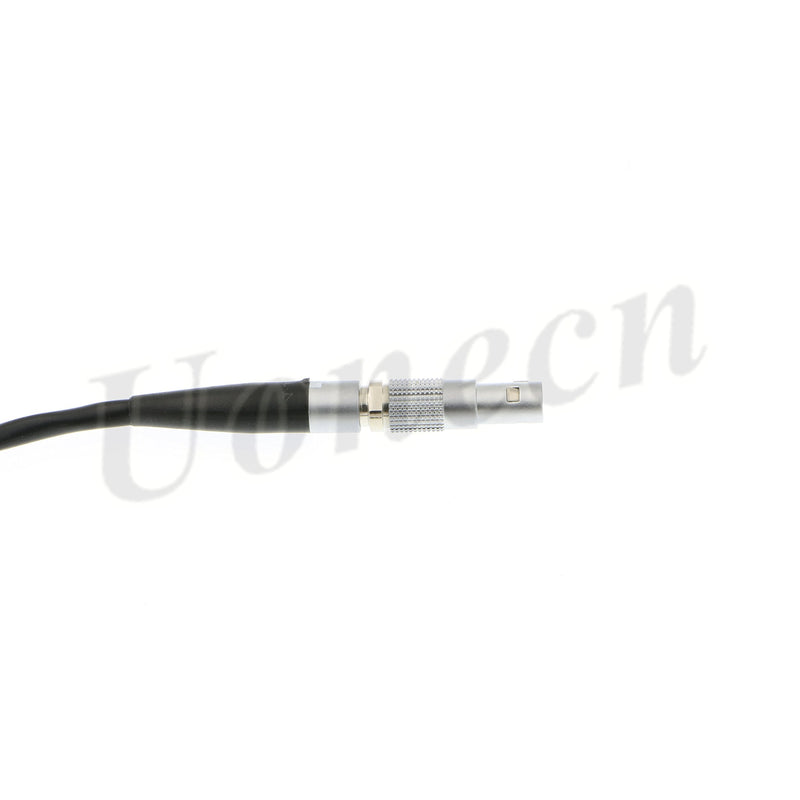 [Australia - AusPower] - Uonecn Red Epic time Code line 00B 4 pin Male to Easync Synchronize Right Angle 3.5mm Audio Head 