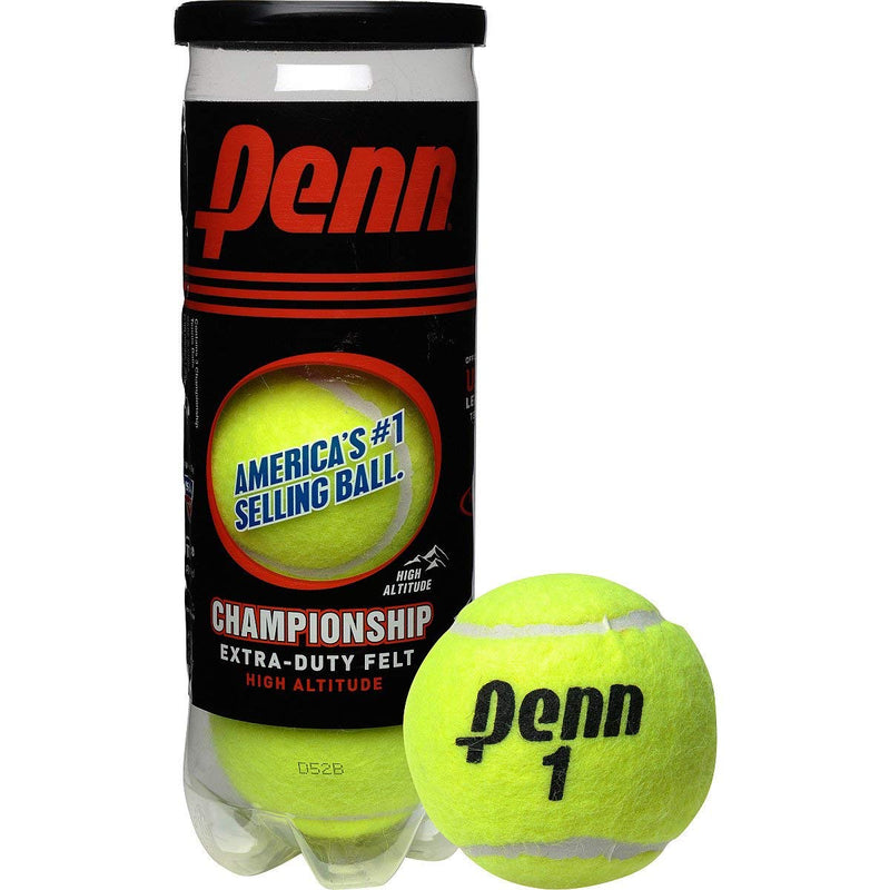[Australia - AusPower] - Penn Championship High Altitude Head Tennis Balls – 2 Pack 6 Balls Yellow - USTA & ITF Approved - Official Ball of The United States Tennis Association Leagues - Natural Rubber for consistent Play 