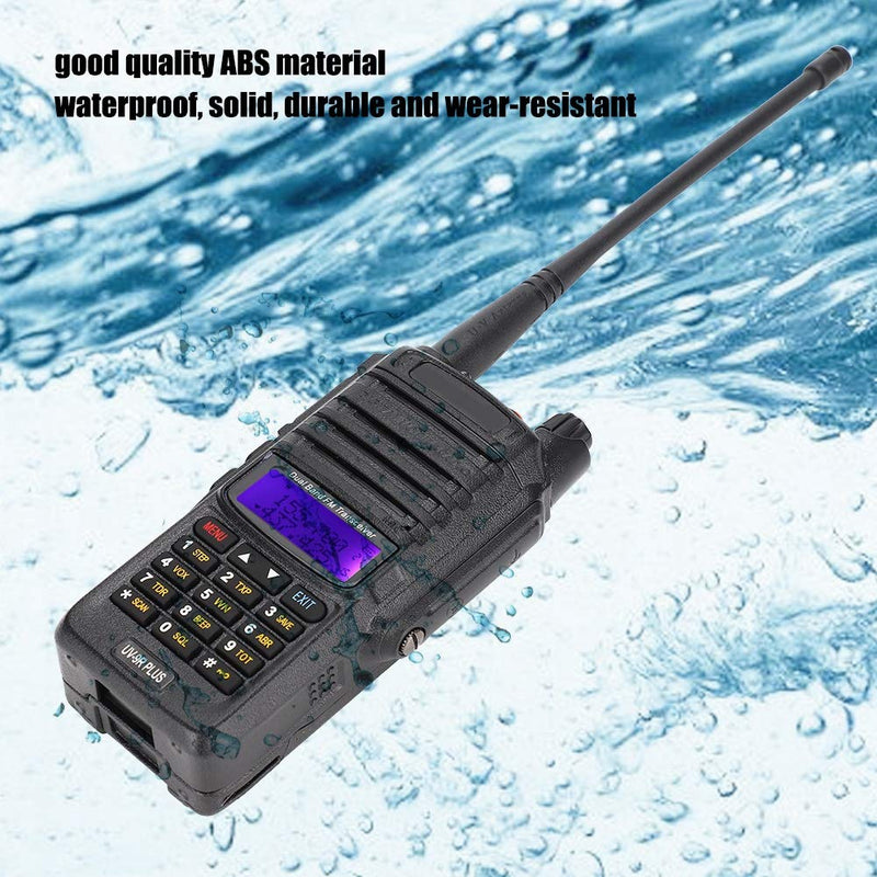 [Australia - AusPower] - Walkie Talkies for Adults, UV-9R Plus Dual Band Two-Way Radio, Long Range Hands Free Rechargeable Walkie Talkies, 128 Channels, IP67 Waterproof, Survival Hunting Gear and Equipment for Camping Hiking 