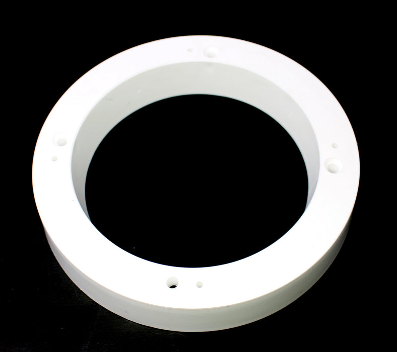 [Australia - AusPower] - 2 Pack White Plastic 1" Depth Ring Adapter Spacer for 5.25"- 6" Car Speaker USA 