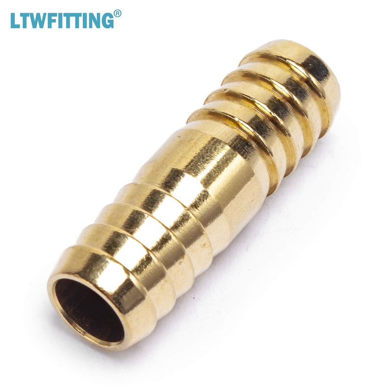 [Australia - AusPower] - LTWFITTING Brass Barb Splicer Mender 1/2-Inch ID Hose Fitting Air Water Fuel Hose Joiner(Pack of 5) 