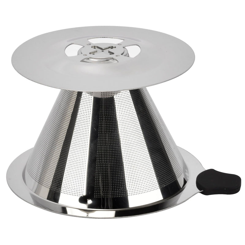 [Australia - AusPower] - NKOVE Pour Over Coffee Dripper Stainless Steel Reusable Filter Paperless Cone Coffee Maker Dripper for 1-2 Cup 