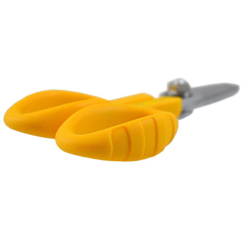 [Australia - AusPower] - Miller KS-1 Yellow Fiber Optic Kevlar Scissors, Easily Portable Utility Scissors for Working Technicians, Electricians, and Installers, Heavy-Duty Cable Cutters, 5.5 Inches Original 