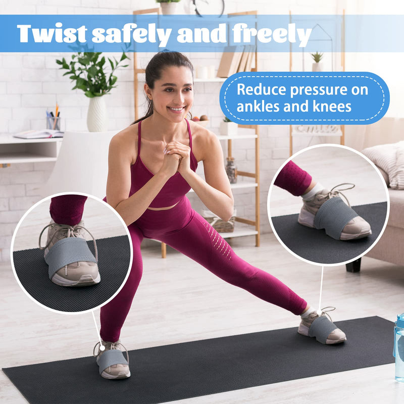 [Australia - AusPower] - Dance Socks Shoe Socks Dance Socks Over Shoes on Smooth Floors Dance Shoe Covers Ballet Dance Socks Over Sneakers Shoe Sliders for Smooth Pivots and Turns on Wood Floors, Black and Gray 16 