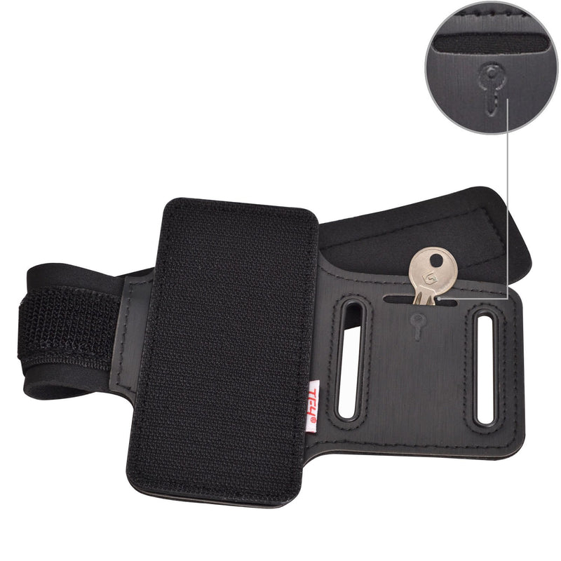 [Australia - AusPower] - TFY Open-face Sport Armband Holder + Detachable Case for iPhone X - (Open-face Design - Direct Access to Touch Screen Controls) 