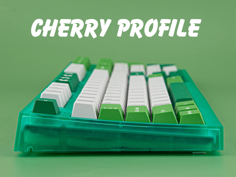 [Australia - AusPower] - Custom Keycaps Cherry Profile 172 Keys Kit - ABS Double-Shot Keycap for ANSI & ISO Layout Mechanical Keyboards - Compatible with 60%, 65%, 75%, 80%, 100% Keyboards (Typewriter) 