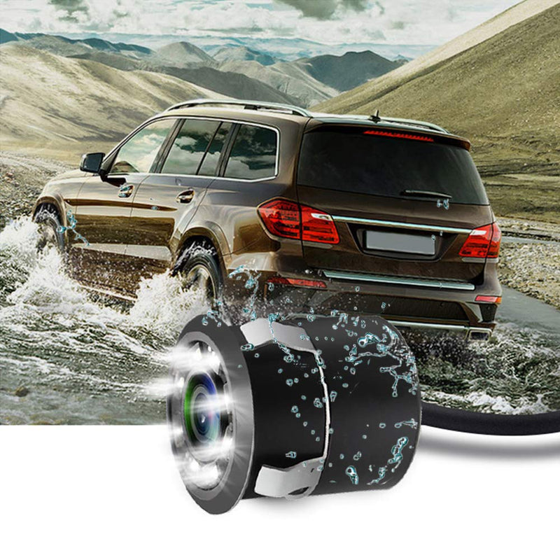 [Australia - AusPower] - Backup Camera, JPP Embedded Rear View Camera, Waterproof Camera LED Night Vision Reverse Camera for Truck, Car, Travel Trailer 