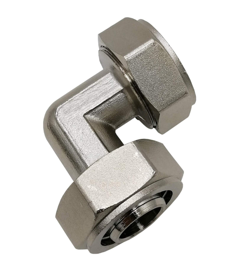 [Australia - AusPower] - 3/4 inch Equal Elbow Fitting, Tube Fitting for 3/4 Inch Tubing System,2 Pack 