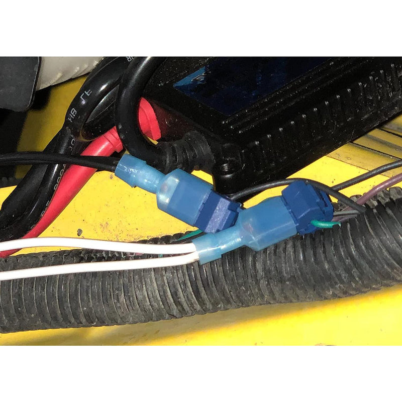 [Australia - AusPower] - Nilight - 50004R 120 Pcs/60 Pairs Quick Splice Wire Terminals T-Tap Self-stripping with Nylon Fully Insulated Male Quick Disconnects Kit, 2 Years Warranty 