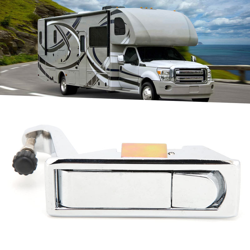 [Australia - AusPower] - Compression Latch Lock Zinc Alloy Material,RV Cabinet Latch with Independently Installed Trigger Suitable for The Installation of RV Toolboxes, Boat Cabinets, Trailer Luggage Boxes(Silver) Silver 