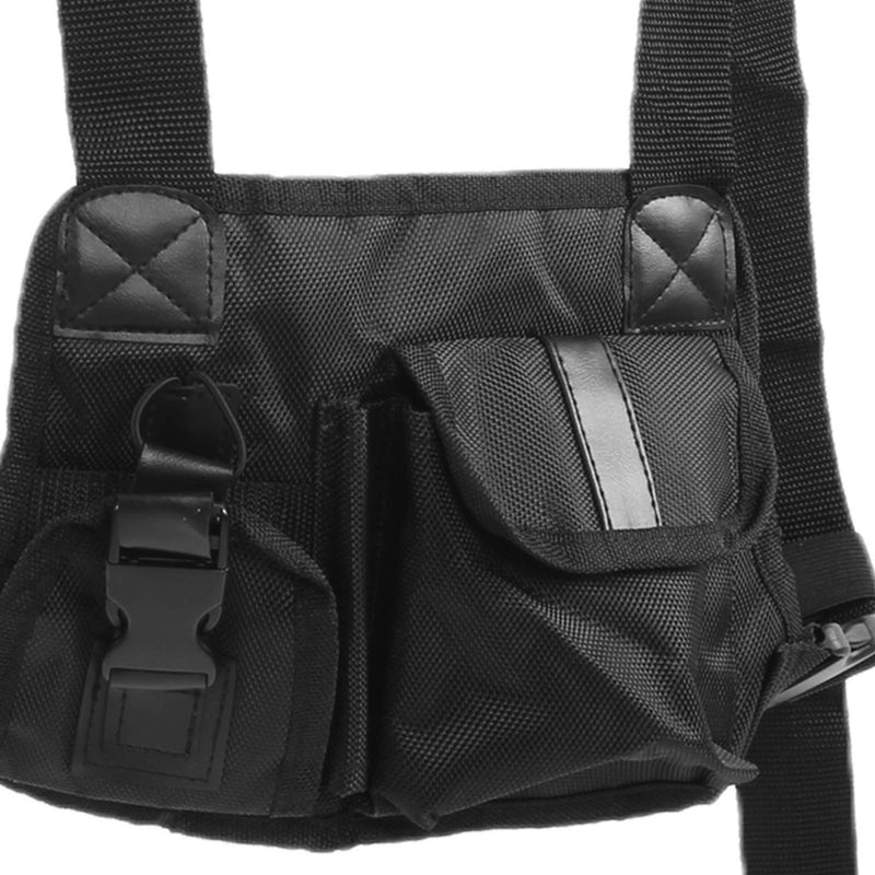 [Australia - AusPower] - Chest Bag for Men, Universal Radio Chest Harness Bag for Two Way Radio, Vest Harness Chest Rig Front Pack Pouch (Rescue Essentials) 