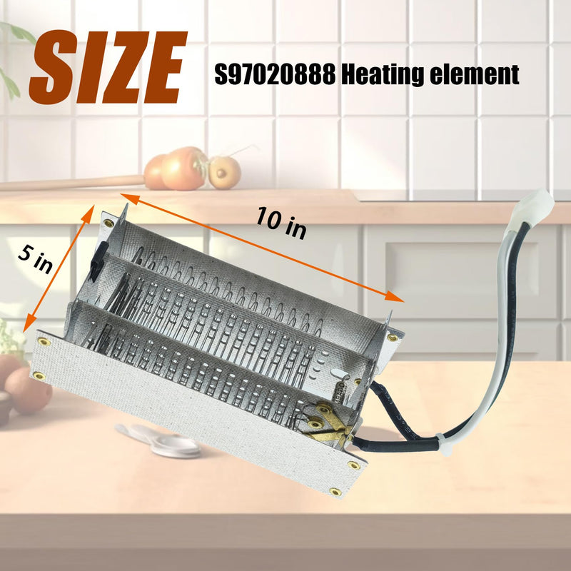 [Australia - AusPower] - S97020888 Heating Element Compatible with Broan Nutone S97020888 S97016565 bathroom fan replacement parts,120V Heating Element Parts for Heater Fan Light Bathroom,Bath Fan Vent 