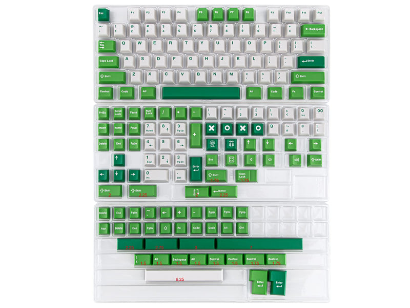 [Australia - AusPower] - Custom Keycaps Cherry Profile 172 Keys Kit - ABS Double-Shot Keycap for ANSI & ISO Layout Mechanical Keyboards - Compatible with 60%, 65%, 75%, 80%, 100% Keyboards (Typewriter) 