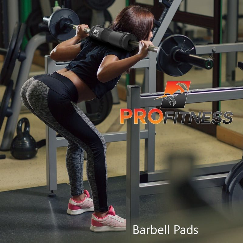 [Australia - AusPower] - ProFitness Barbell Pad Squat Pad- Shoulder Support for Squats, Lunges & Hip Thrusts - for Olympic or Standard Bars 