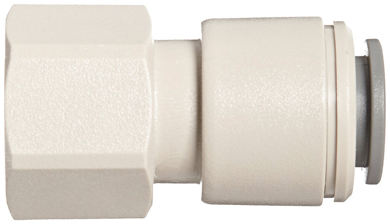 [Australia - AusPower] - John Guest Acetal Copolymer Tube Fitting, Adaptor, 3/8" Tube OD x 3/8" Flared Female (Pack of 10) 