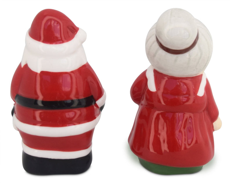 [Australia - AusPower] - Christmas Salt and Pepper Shakers, Santa & Mrs Claus Holiday Ceramic Set, Holiday Decor, Barclay’s Buys 