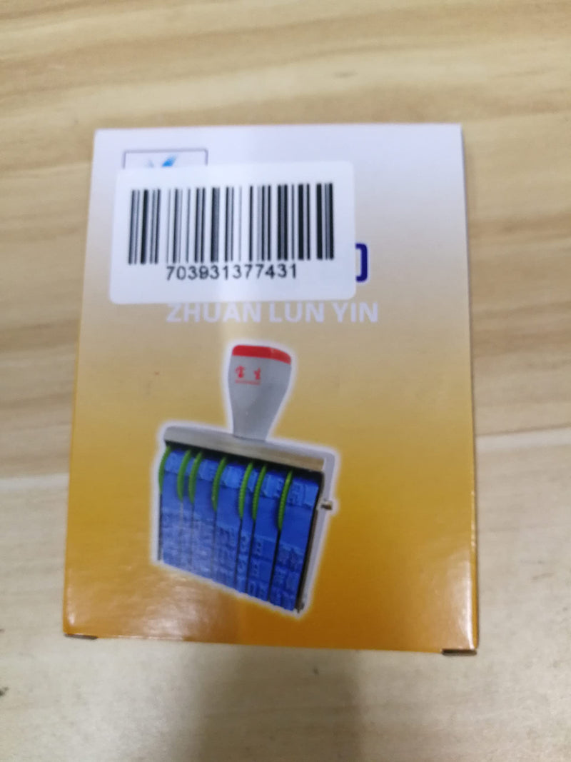 [Australia - AusPower] - Number Stamp, Rubber Date Stamp Office Supermarket Number Date Printing Stamp Ink Stamp,Multi-Function DIY Rubber Stamp Office & School Supplies (11-Digit Rolling Stamp) 11-Digit Rolling Stamp 