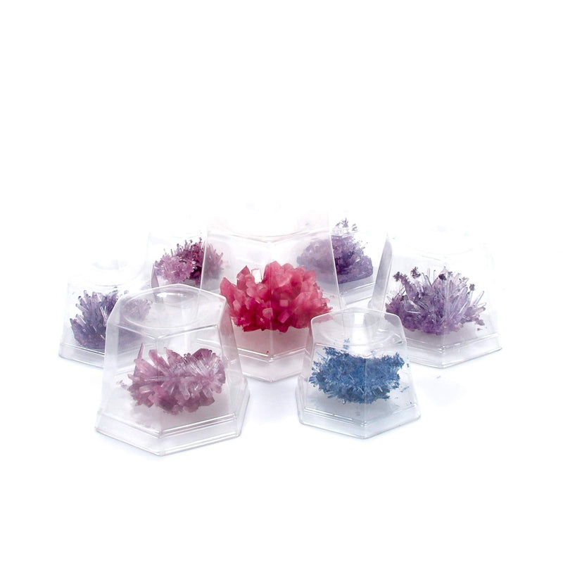 [Australia - AusPower] - 4M Toysmith, 7 Crystal Growing Science Experimental Kit with Display Cases, Easy DIY STEM Toy Lab Experiment Specimens, For Boys And Girls Ages 10+ 7 Crystals 