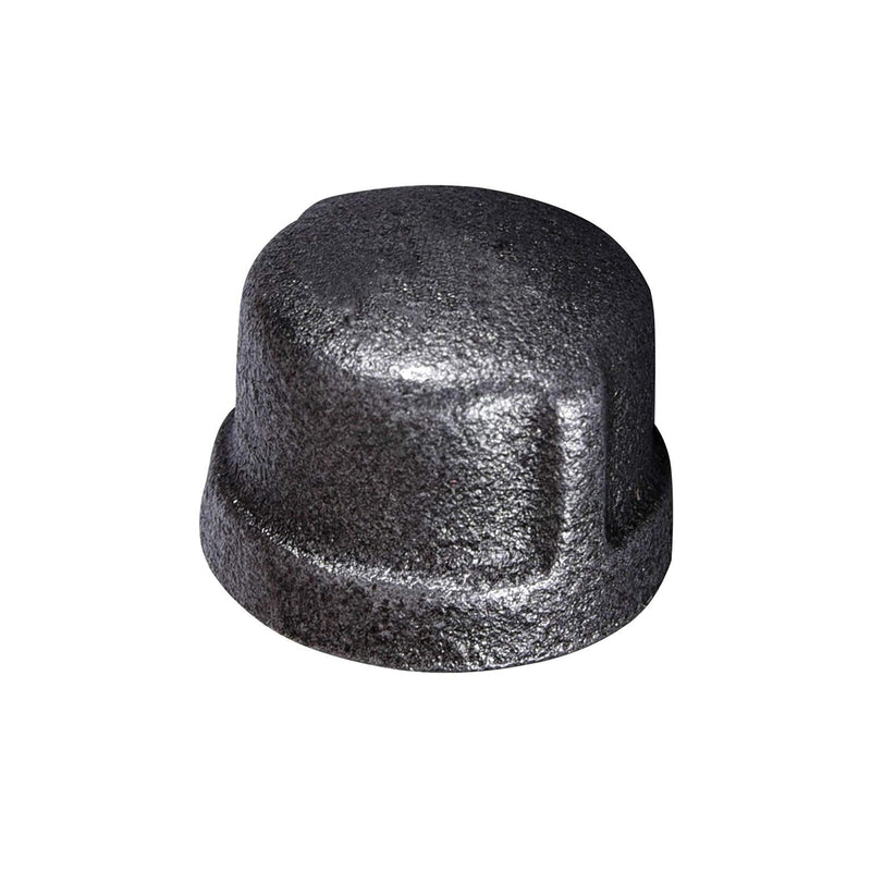 [Australia - AusPower] - Supply Giant BMCP0012-10 Malleable Iron Pipe Cap, Threaded Fitting 150 Lb Application Black Pipe Caps 1/2" (Pack of 10) 1/2 in. (Pack of 10) 