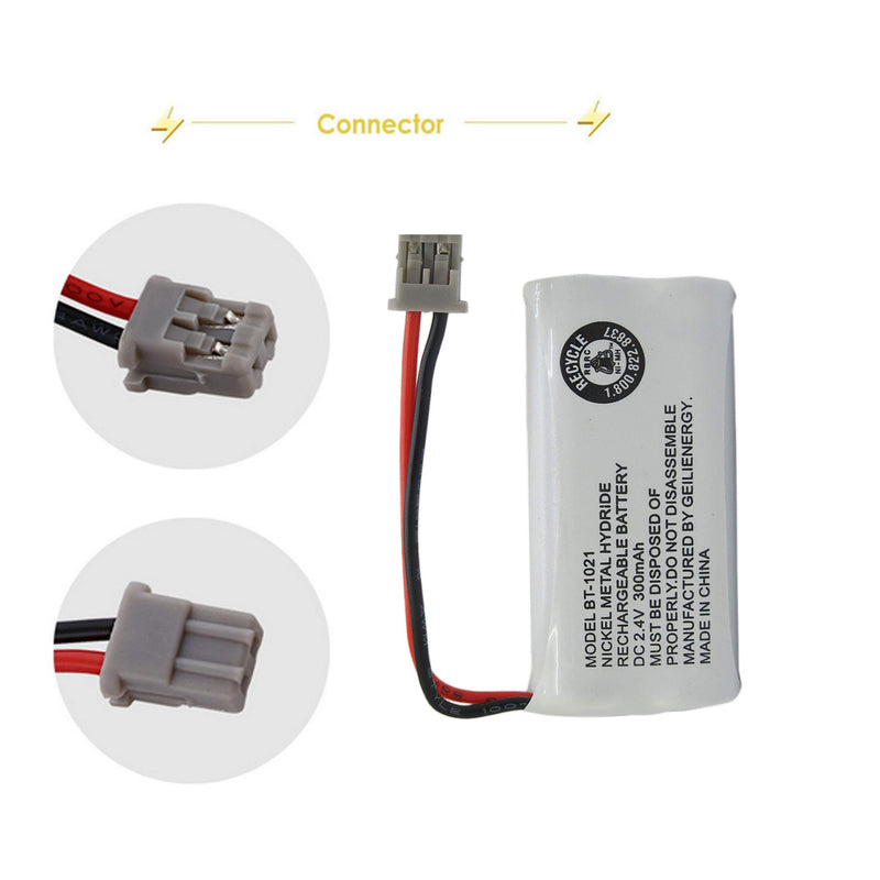 [Australia - AusPower] - GEILIENERGY (Pack of 4) BT1021 BBTG0798001 Battery Compatible with Uniden DECT 6.0 BT1008 BT-1021 BT1016 Cordless Phone 4 pack BT1021 Batteries 